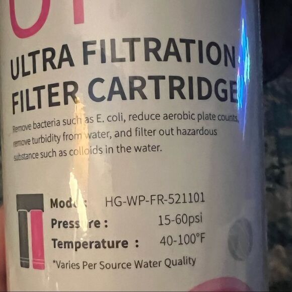HYGINIC UF Filters HG-WP-FR-521101 Ultra Filtration NEW - Picture 3 of 3